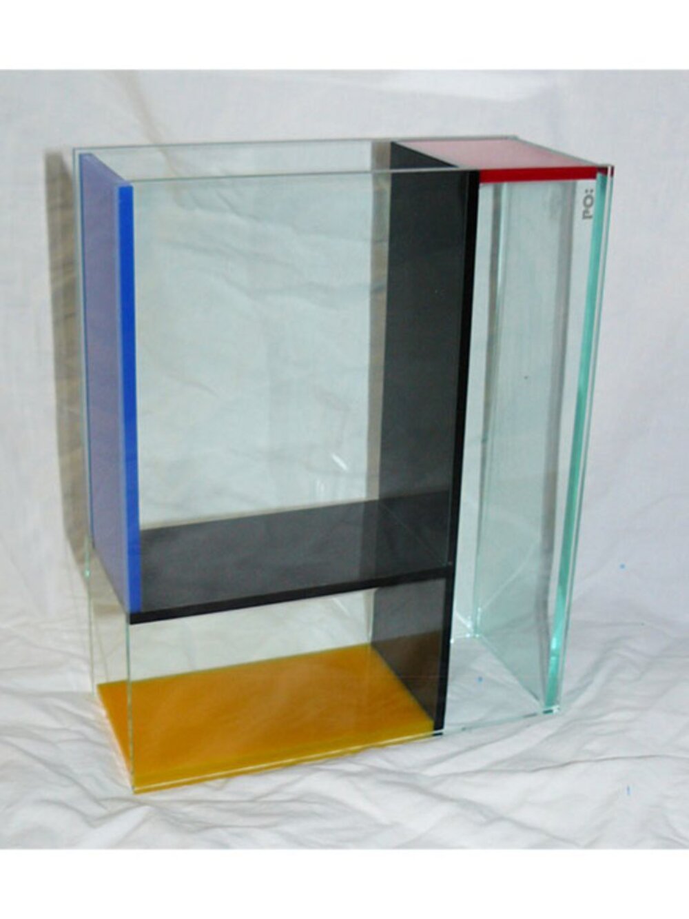 MoMA Frank Kerdil Primary Mondri Vase 3 in 1 Acrylic Pop Art Style Vase, NEW - Picture 5 of 5